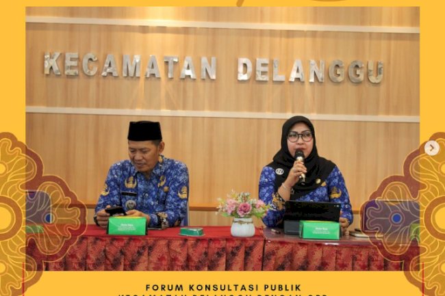 Forum Konsultasi Publik diadakan Kecamatan Delanggu bersama beberapa OPD di Kabupaten Klaten.