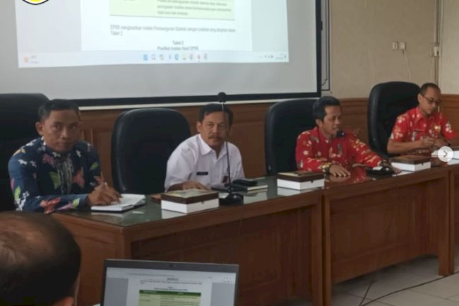 Rapat Koordinasi dalam rangka Pendampingan Evaluasi Penilaian Statistik Sektoral (EPSS) 2024 di lingkungan Pemerintah Kabupaten Klaten.