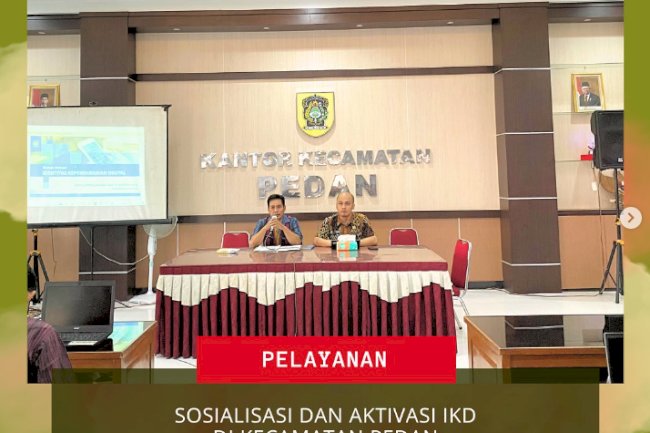 Dinas Kependudukan dan Pencatatan Sipil Kabupaten Klaten melaksanakan Sosialisasi dan Pendampingan Registrasi Identitas Kependudukan Digital di Kecamatan Pedan