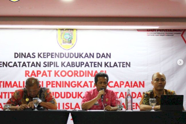 Rapat Koordinasi Optimalisasi Peningkatan Capaian IKD dan Pemanfaatan Isla Tahun 2024