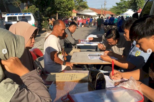 Giat pelayanan pengurusan dokumen Adminduk Dinas Dukcapil Klaten di CFD.