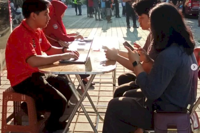 Giat pelayanan pengurusan dokumen Adminduk Dinas Dukcapil Klaten di CFD.