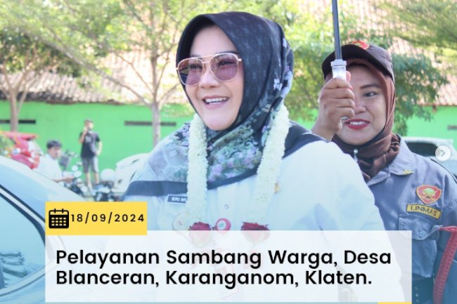 Kegiatan sambang warga di Desa Blanceran, Kec. Karanganom, Klaten.