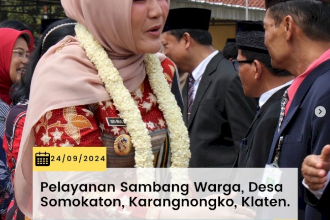 Kegiatan sambang warga di Desa Somokaton, Karangnongko, Klaten.