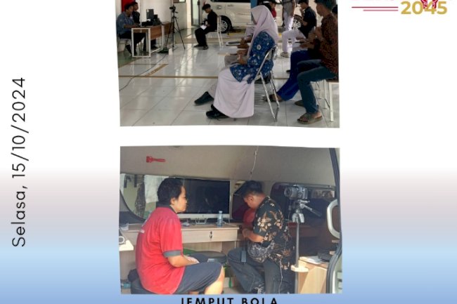 Dinas Kependudukan dan Pencatatan Sipil Kabupaten Klaten melaksanakan kegiatan perekaman KTP-el.