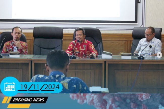 Dinas Kependudukan dan Pencatatan Sipil melaksanakan rapat koordinasi dengan Pemerintah Desa Nganjat dan Desa Sidowayah, Kecamatan Polanharjo.