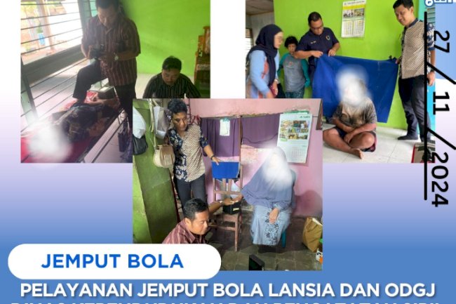 Disdukcapil Klaten melaksanakan layanan jemput bola untuk perekaman KTP-El kepada lansia di Perum Griya Prima dan ODGJ di Desa Kuncen, Kecamatan Ceper.