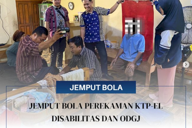 Disdukcapil Klaten jemput bola.