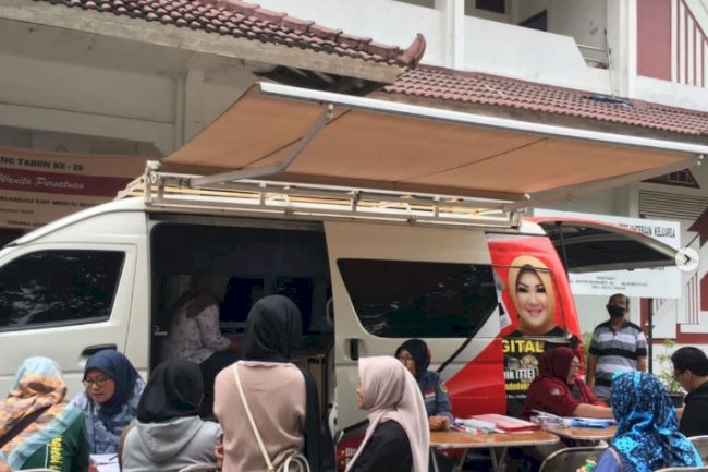 Giat pelayanan pengurusan dokumen Adminduk Dinas Dukcapil Klaten di CFD.