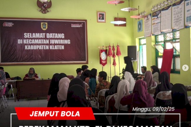 Disdukcapil Klaten melaksanakan jemput bola perekaman KTP-El di 8 Desa Kecamatan Juwiring.