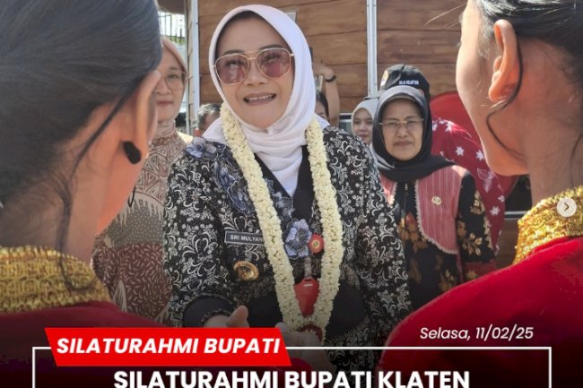 Silaturahmi Bupati Klaten dalam Rangka Purna Bhakti Tahun 2025