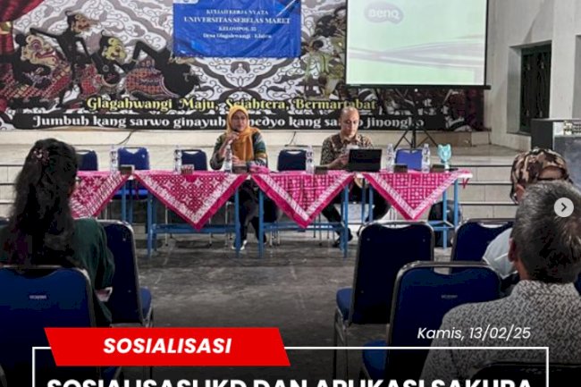 Sosialisasi IKD dan aplikasi sakura di desa glagahwangi polanharjo.