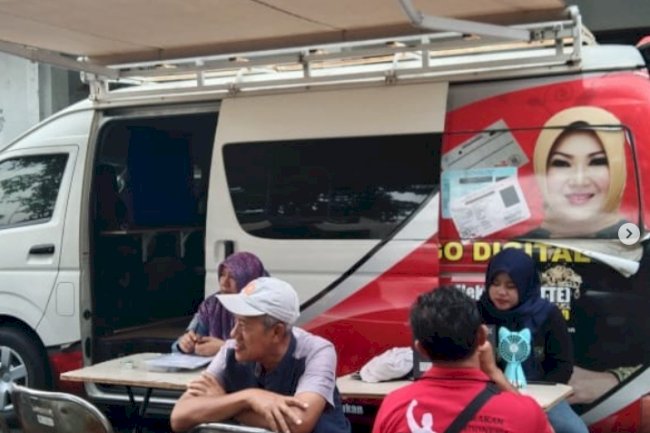 Giat pelayanan pengurusan dokumen Adminduk Dinas Dukcapil Klaten di CFD.