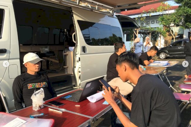 Giat pelayanan pengurusan dokumen Adminduk Dinas Dukcapil Klaten di CFD.