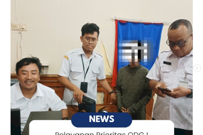Pelayanan Disdukcapil Klaten makin humanis.