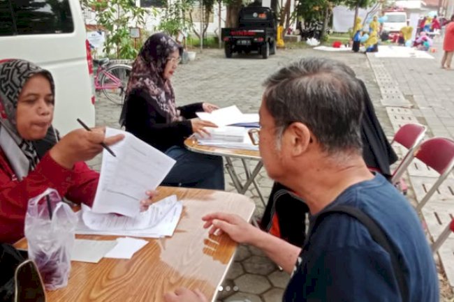 Giat pelayanan pengurusan dokumen Adminduk Dinas Dukcapil Klaten di CFD.