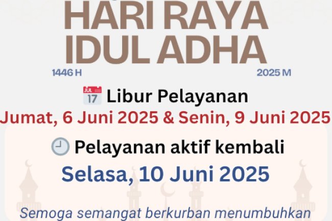 Pengumuman Libur Pelayanan