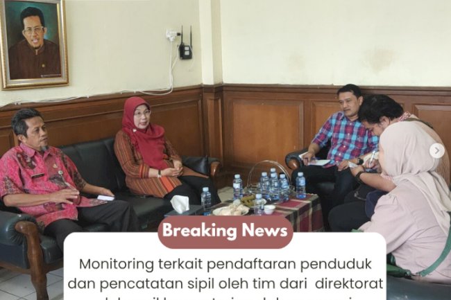 Monitoring Layanan Adminduk di Klaten.