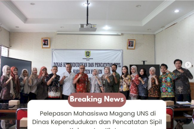 Pelepasan Mahasiswa Magang UNS Jumat, 20 Juni 2025.