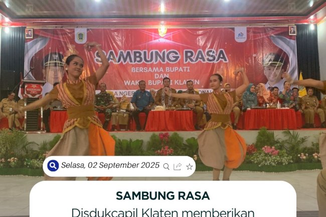 Sambung Rasa di Desa Ngering, Kecamatan Jogonalan Selasa, 02 September 2025