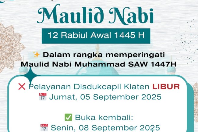 PENGUMUMAN LIBUR NASIONAL