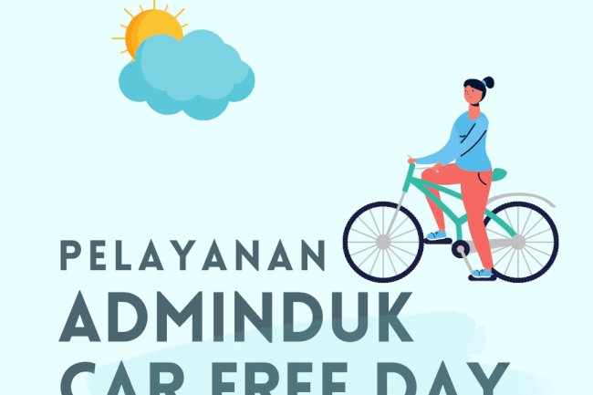 Dukcapil in CarFreeDay 