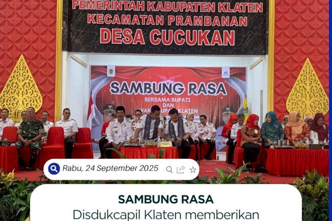 Sambung Rasa Desa Cucukan, Kec. Prambanan, Klaten