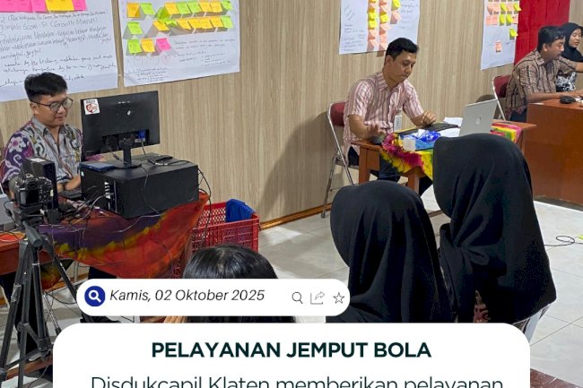 Disdukcapil Klaten hadir lebih dekat!