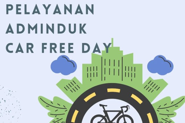 Dukcapil in CarFreeDay