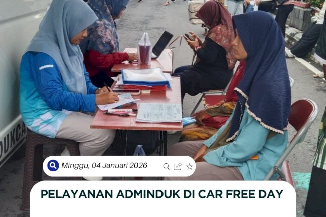 PELAYANAN ADMINDUK DI CAR FREE DAY