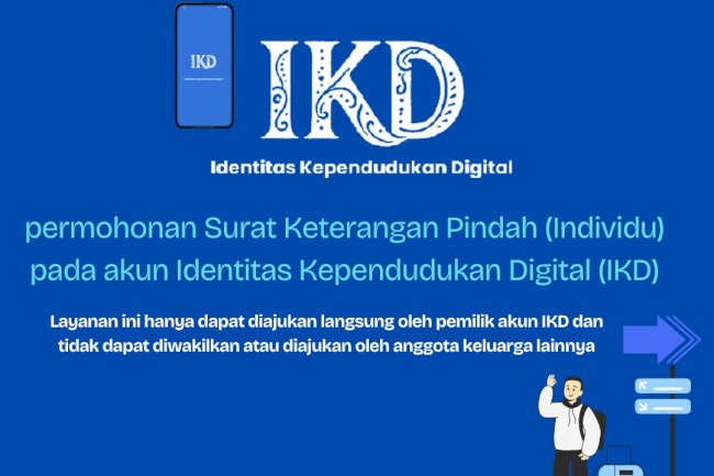 Cara Proses Perpindahan Individu Dapat Dilakukan Mandiri Melalui Aplikasi Identitas Kependudukan Digital (IKD)