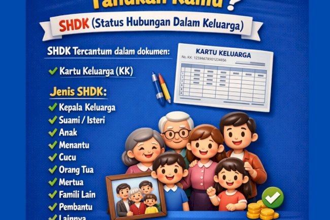 Penjelasan SHDK (Status Hubungan Dalam Keluarga)