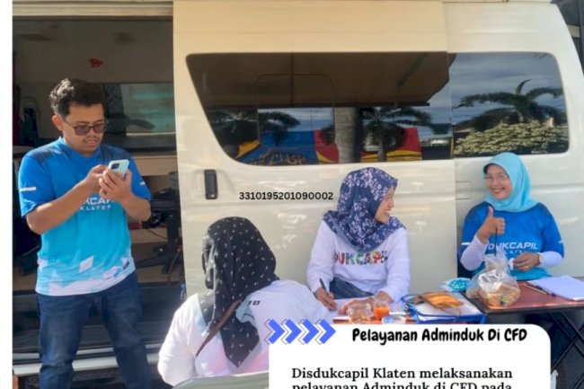 Laporan Pelayanan Dukcapil di CFD
