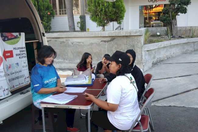 Laporan Pelayanan Dukcapil di CFD