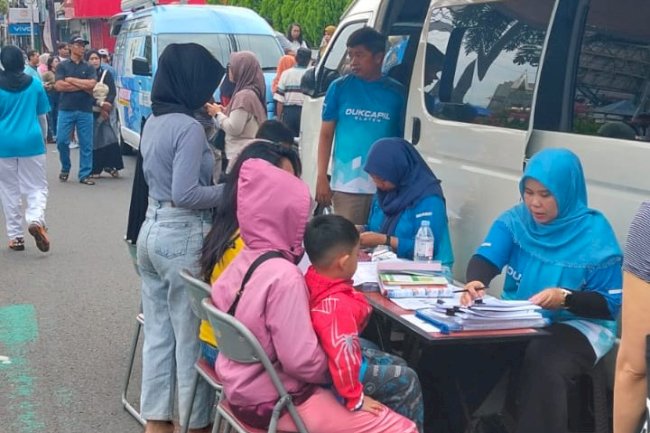 Laporan Pelayanan Adminduk di CFD pada hari Minggu 3 Mei 2026