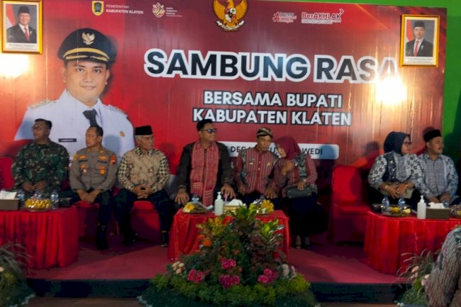 Disdukcapil Klaten melaksanakan pelayanan Administrasi Kependudukan di Sambung Rasa
