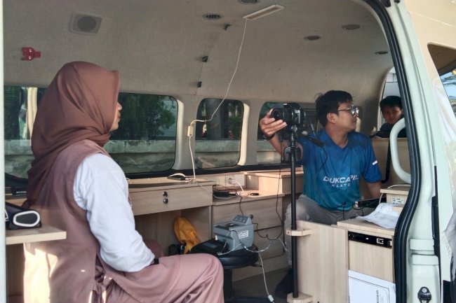 PELAYANAN ADMINDUK DUKCAPIL KLATEN DI CAR FREE DAY
