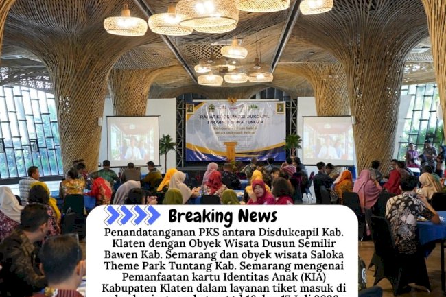 KABAR BAIK UNTUK PEMILIK KARTU IDENTITAS ANAK (KIA) KABUPATEN KLATEN!