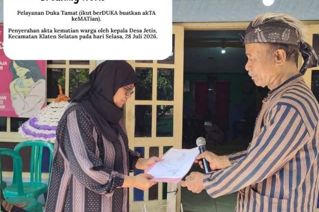 LAYANAN DUKA TAMAT (IKUT BERDUKA BUATKAN AKTA KEMATIAN)