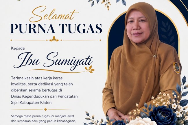 Selamat Purna Tugas, Ibu Sumiyati! Terima Kasih atas Pengabdianmu