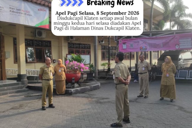 APEL PAGI | SELASA, 8 SEPTEMBER 2026