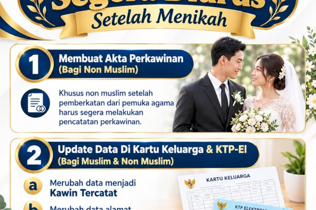 HAL-HAL YANG HARUS SEGERA DIURUS SETELAH MENIKAH