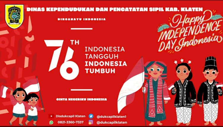 Dirgahayu Republik Indonesia ke-76.