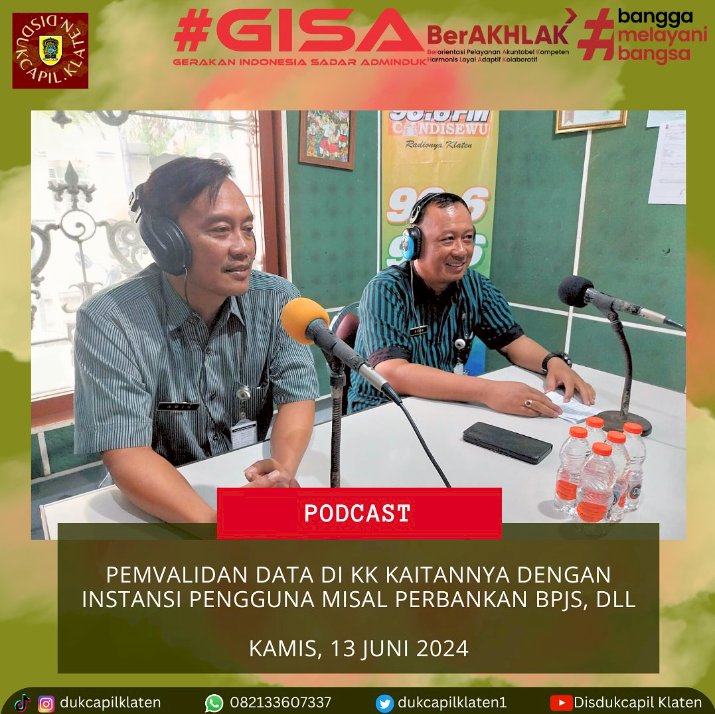 Podcast siaran Radio Candi Sewu FM Klaten.