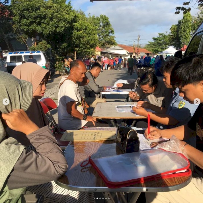 Giat pelayanan pengurusan dokumen Adminduk Dinas Dukcapil Klaten di CFD.