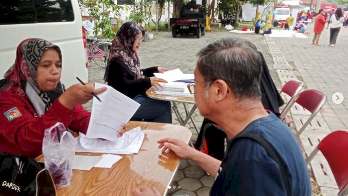 Giat pelayanan pengurusan dokumen Adminduk Dinas Dukcapil Klaten di CFD.
