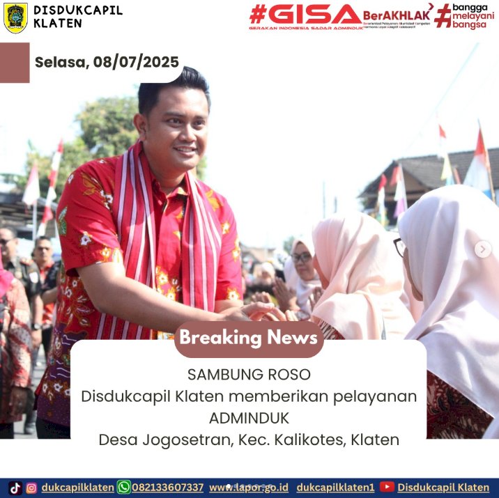 Sambung Roso Pertama di Desa Jogosetran.