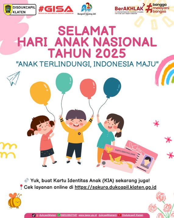 Selamat Hari Anak Nasional.