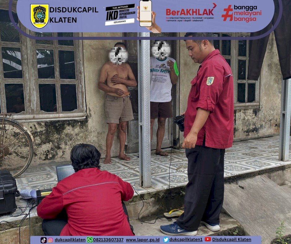 Pelayanan Jemput Bola Disdukcapil Klaten 