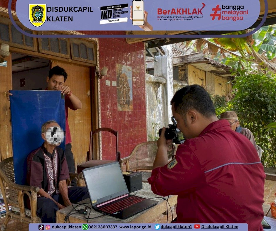 Pelayanan Jemput Bola Disdukcapil Klaten 